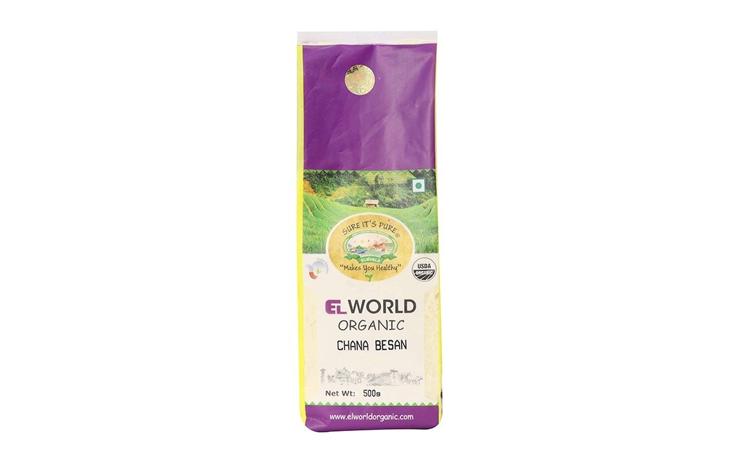 Elworld Organic Chana Besan    Pack  50 grams